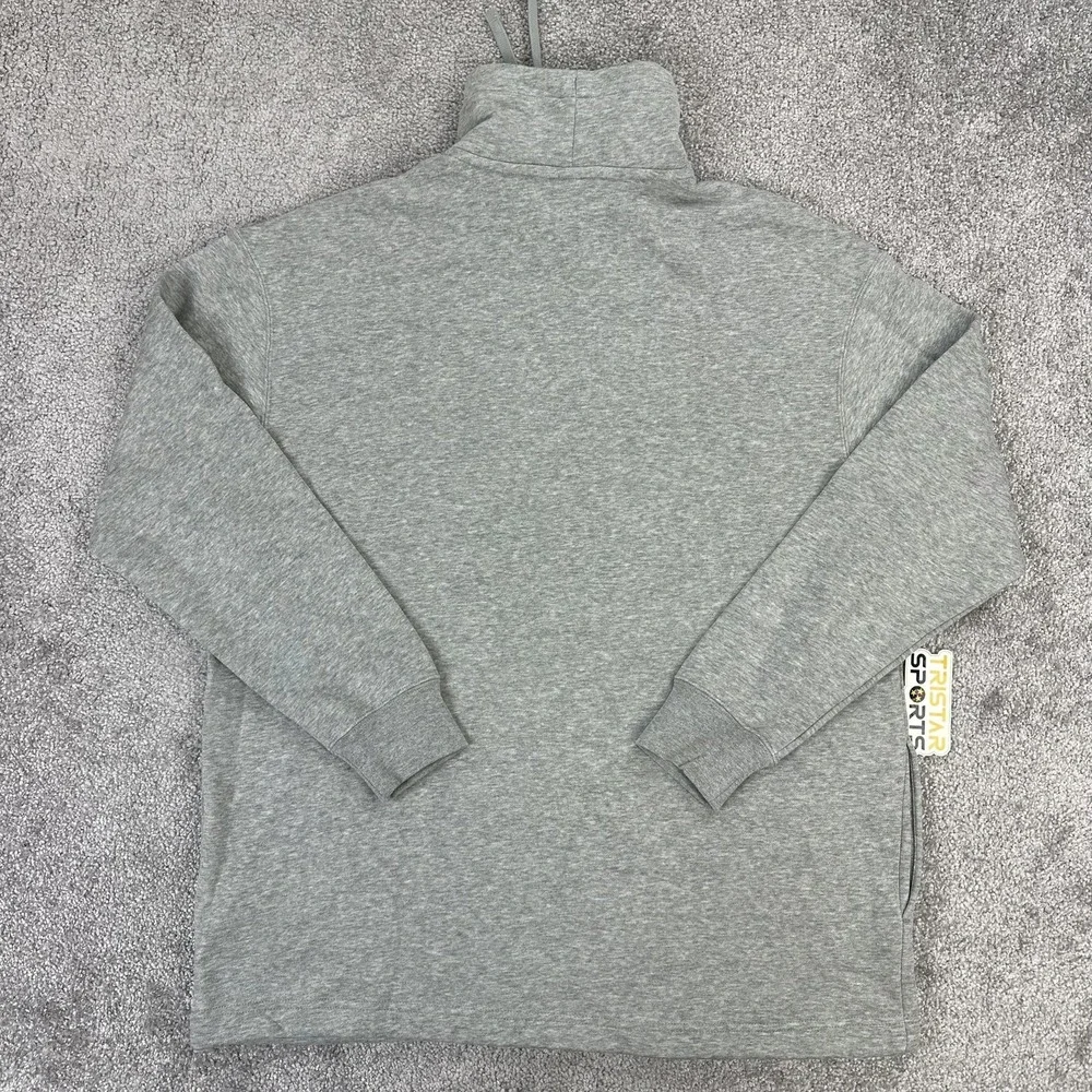 Nike Sweatshirt Womens XS Gray Oversized Funnel Neck Pullover Swoosh FB8664-063